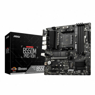 Motherboard MSI B550M PRO-VDH AMD B550 AMD AMD AM4