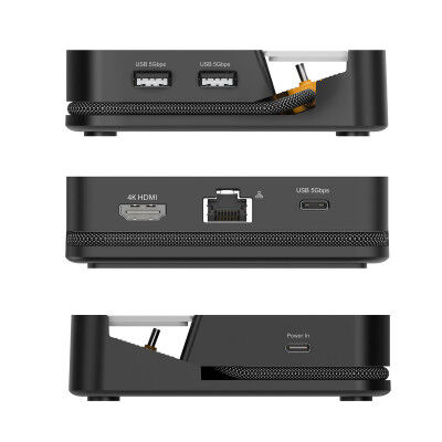 Hub USB j5create JCD624-N Nero Grigio