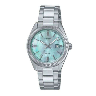 Orologio Uomo Casio LADY DATE - AQUA GREEN Argentato