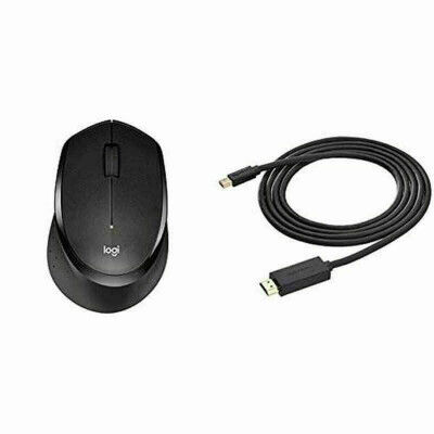 Optical Wireless Mouse Logitech 910-004909 1000 dpi Black