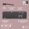 Tastiera Wireless Logitech 920-012455 Grafite QWERTY