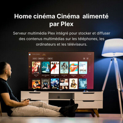 Memorizzazione in Rete NAS Synology Nero Intel Celeron J4125