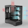 Case computer desktop ATX Zalman P40 DS Nero