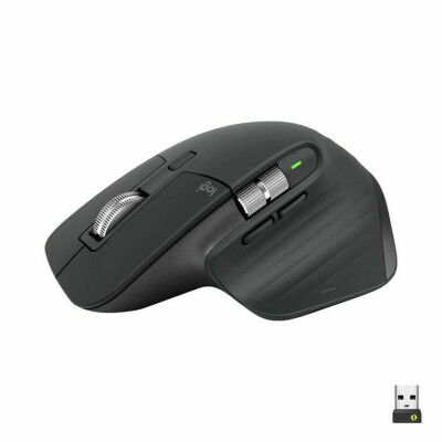 Mouse Logitech MX Master 3S Nero Grigio Grafite Grigio scuro