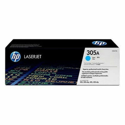 Toner Originale HP 305A Ciano (4 Unità)
