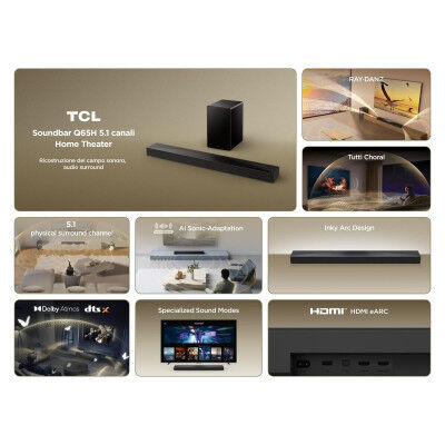 Soundbar TCL Q65KH Nero 500 W