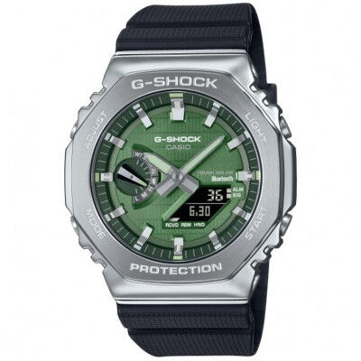 Orologio Uomo Casio G-Shock GBM-2100A-1A3ER Nero Verde (Ø 44,5 mm)