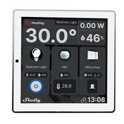 Pannello di controllo Shelly WALL DISPLAY(WH)+BLUE HT(IVO)