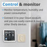 Control panel Shelly WALL DISPLAY(WH)+BLUE HT(IVO)