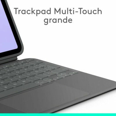 Custodia per Tablet e Tastiera Logitech 920-012772 Grafite QWERTY