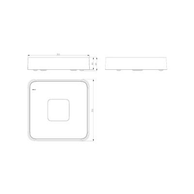 Tiandy NVR Recorder 5 Channels, 4 PoE, 5MP with 6TB HD slot and HDMI mod. TC-R3105 Spec:I/B/P4/Eu/L/S/V2.0