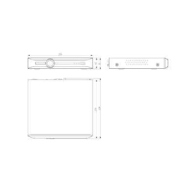 Tiandy NVR a 5 Canali, 4 PoE, 8MP, SMD+Perimetro+Face, Alarm 4IN/1RelèOUT, slot HD fino a 10TB mod. TC-R3105 Spec:I/B/P4/K/V3.1
