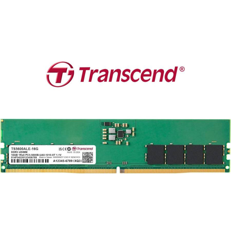 DDR5 16GB 5600 MHZ DIMM TRANSCEND