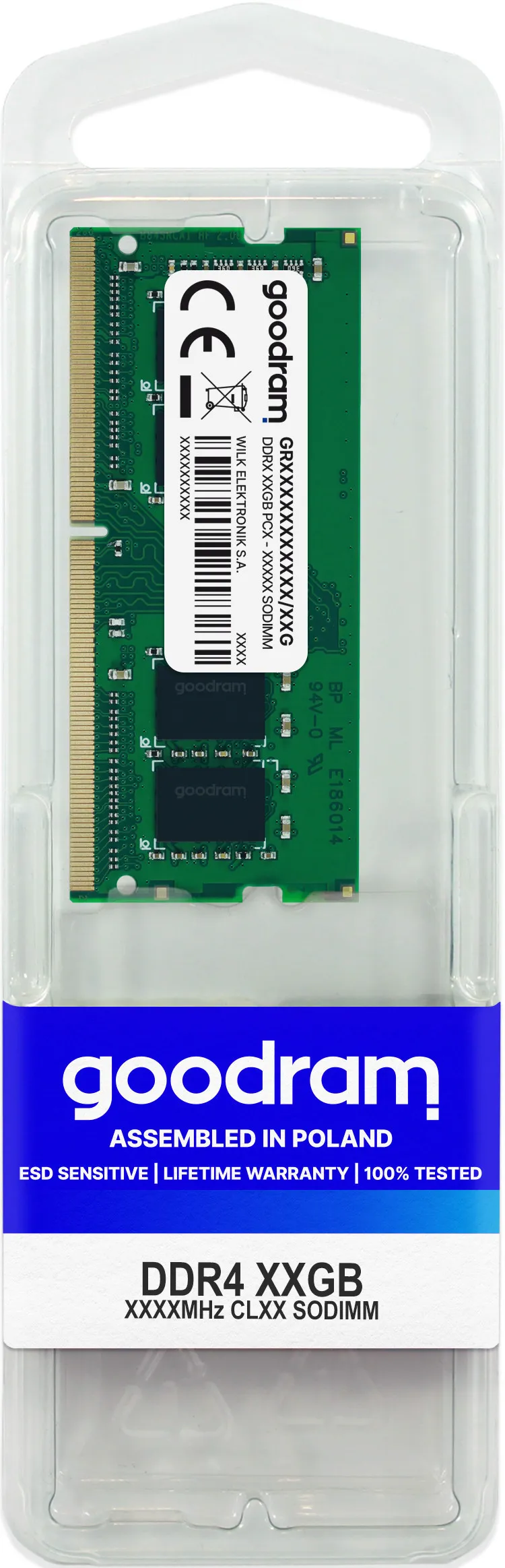 DDR4 16GB 3200 MHZ SO-DIMM GOODRAM CL22 - immagine prodotto