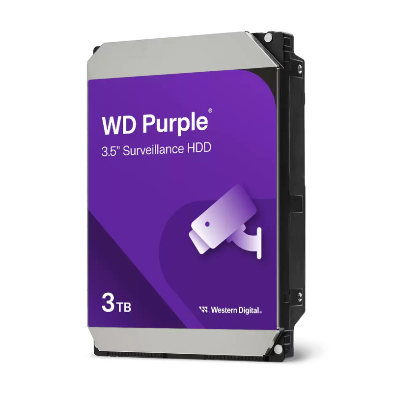 HD 3,5 3TB 5400RPM 256GB PURPLE SATA3 INTELLIPOWER VIDEOSURVEL