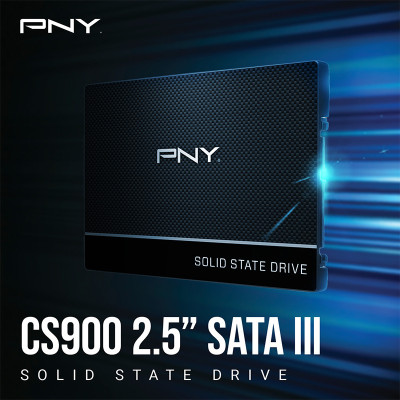 PNY CS900 500GB 2.5" SATA III SSD 3D NAND TLC