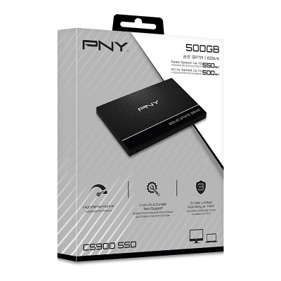 PNY CS900 500GB 2.5" SATA III SSD 3D NAND TLC