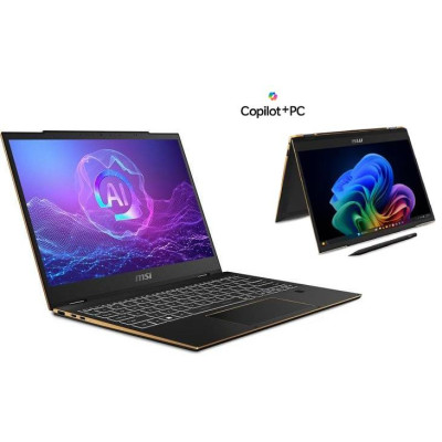 MSI Summit A16 AI+ (9S7-159K21-096) – Notebook 16" QHD Touch, Ryzen AI 9 365, 32GB RAM, 1TB SSD, NO OS