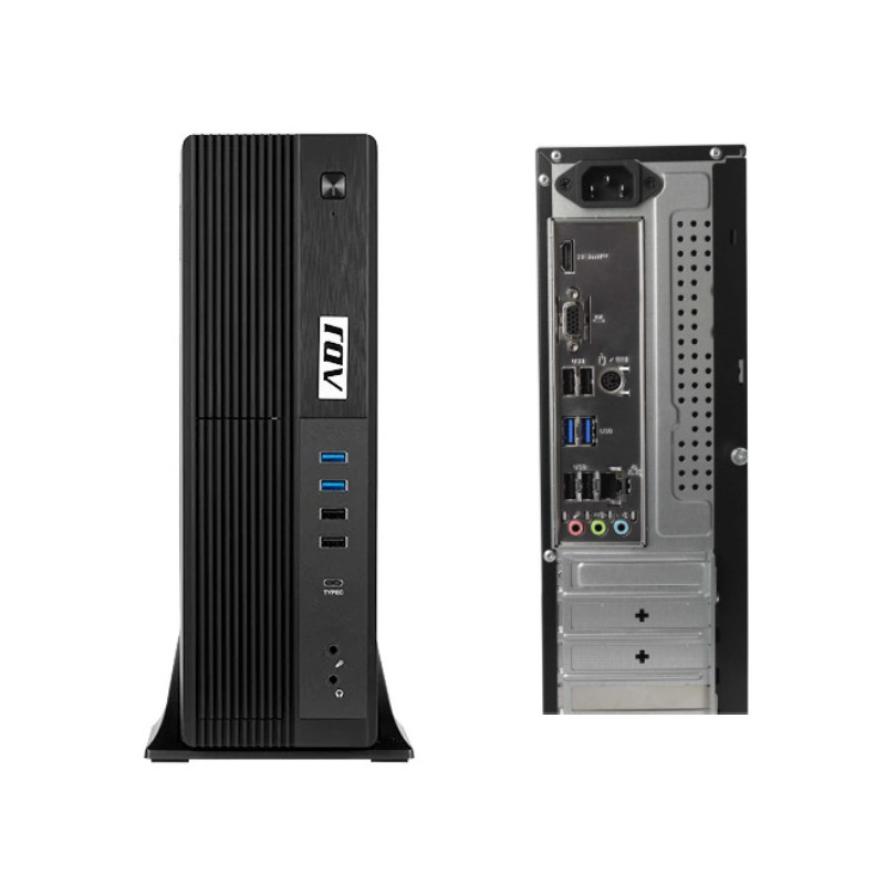 PC I5 16G 1TB H610 W11P I5-12400 BK SSD M.2 2DDR4 V/H ADJ FLEXY