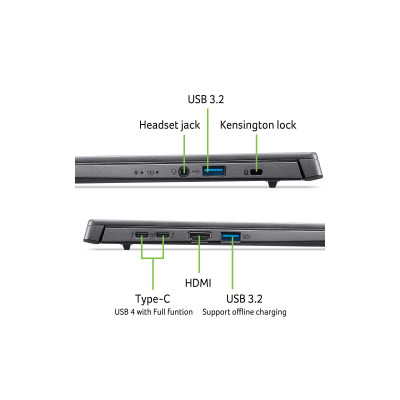 Acer Notebook Aspire 14 AI A14-52M-5067 Intel Core Ultra 5 226V Computer portatile 35,6 cm (14") WUXGA 16 GB DDR5-SDRAM 512 GB