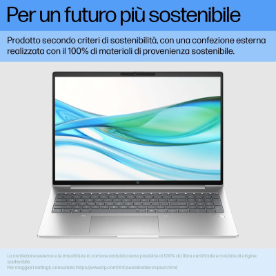HP Notebook ProBook 460 G11 Intel Core Ultra 5 125U 40.6 cm (16") WUXGA 8 GB DDR5-SDRAM 256 GB SSD Wi-Fi 6E Win 11 Pro Silver