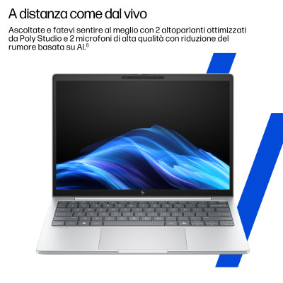 HP Notebook EliteBook 8 G1a Wolf Pro AMD Ryzen AI 5 230 Display 40,6 cm (16") WUXGA 16 GB DDR5-SDRAM 512 GB SSD W11Pro Silver