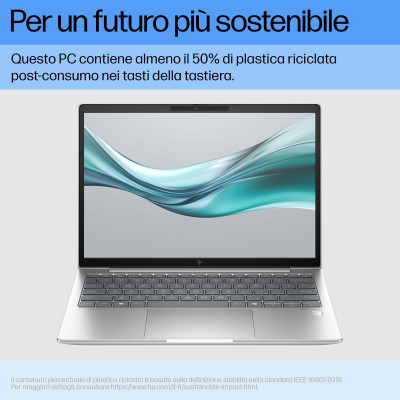 HP Notebook EliteBook G11 Intel Core Ultra 7 155U Display 35,6 cm (14") WUXGA 16 GB DDR5-SDRAM 512 GB SSD Wi-Fi 6E Win11Pro Silv