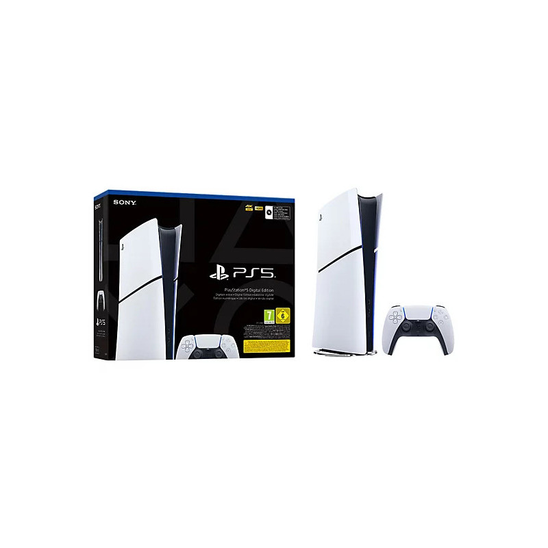 Sony PlayStation 5 Console Digital Edition 825 GB Wi-Fi Black, White