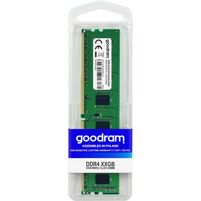 Goodram Memoria 8 GB GR3200D464L22S/8G 1 x 8 GB DDR4 288-pin DIMM