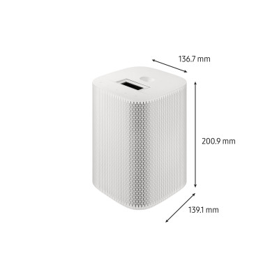 Samsung SP-LPF5DSAX Viedeoproiettore a Raggio Ultra Corto (UST) 1080p (1920x1080) Bianco