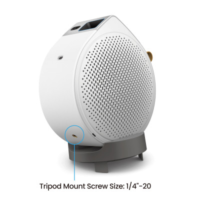 BenQ GV50 Standard Throw Projector, 500 ANSI Lumens, DLP, 1080p (1920x1080), White