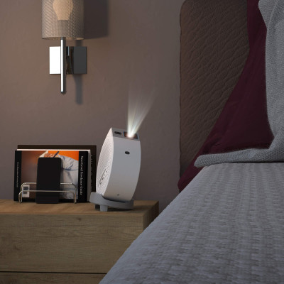 BenQ GV50 Standard Throw Projector, 500 ANSI Lumens, DLP, 1080p (1920x1080), White