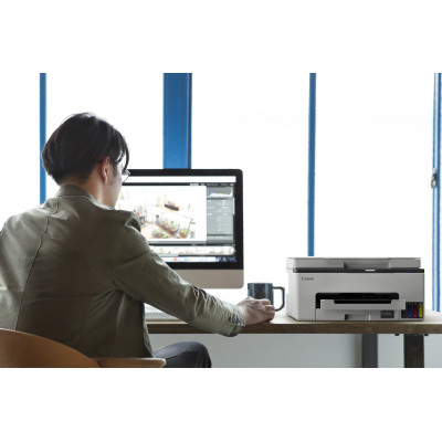 Canon MAXIFY GX1050 Stampante Multifunzione MegaTank ad Inchiostro A4 600 x 1200 DPI Wi-Fi 24PPM con 3 Anni di Garanzia Canon