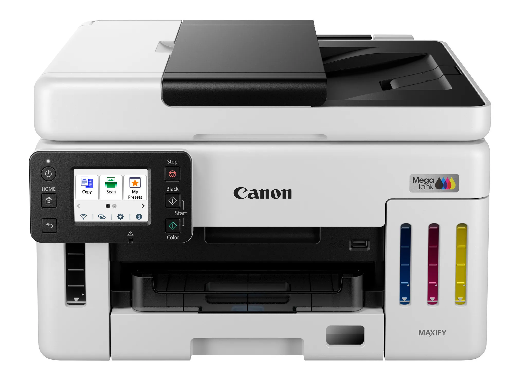 CANON MULTIFUNZIONE INK A4 COLORE, MAXIFY GX6150, 24 IPM, ADF, USB/LAN, 3IN1 - immagine prodotto