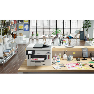 Canon MAXIFY GX 7150 A4 Megatank Inkjet Multifunction Printer 600 x 1200 DPI Wi-Fi LAN 24PPM with 3-Year Canon Warranty