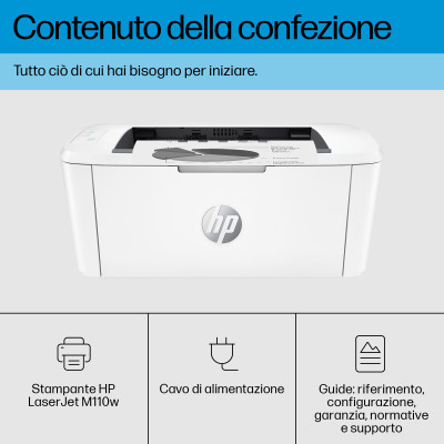 HP LaserJet M110w Black and White A4 Printer WIFI 22PPM 8000PG