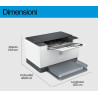 HP LaserJet M207dw Stampante Laser Monocromatica A4 Colore Bianco B/N A4 USB/LAN F/R 28PPM
