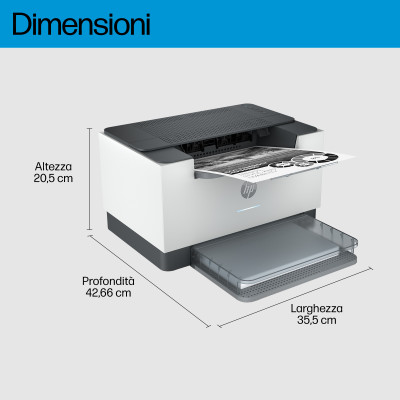 HP LaserJet M207dw Stampante Laser Monocromatica A4 Colore Bianco B/N A4 USB/LAN F/R 28PPM