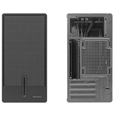 Nuwo Quartz QK200 Mid-Tower Case Without Power Supply 0.5mm SPCC USB-C 2×USB 3.0 c Black