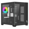 Noua Vision Mini ZK100 Case Micro ATX con Vetro Temperato Colore Nero NOPSU