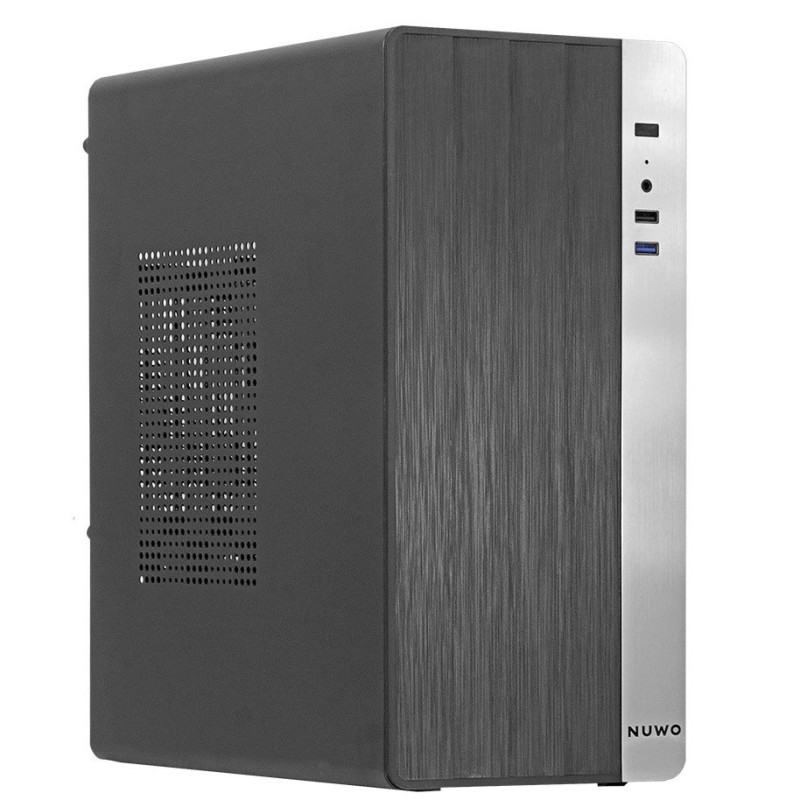 Nuwo Quartz Q100 Mini Tower Micro ATX and Mini ITX Case Without Power Supply PSU Spcc 0.6mm 2xsb3 Color Black