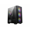 MSI MAG Forge M100R Case Midi Tower MATX/MINI-ITX Senza Alimentatore PSU Nero, Trasparente
