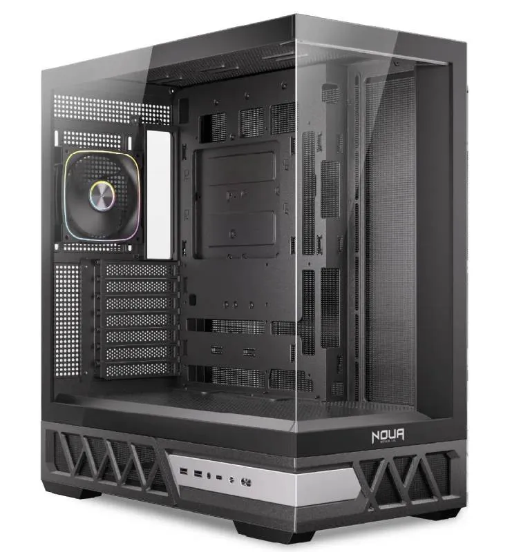 CASE ATX GAMING NO PSU ORIZON MK100 2USB3.0 1TYPE-C 1FAN ARGB F&S GLASS - immagine prodotto
