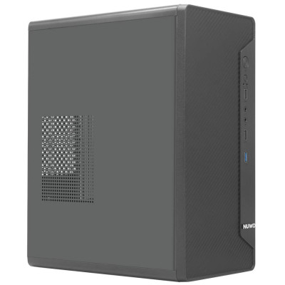 Nuwo Opal ZK550 Mini-Tower Case Without Power Supply PSU mATX/Mini-ITX 0.6 mm SPCC 2×USB3.0 Color Black