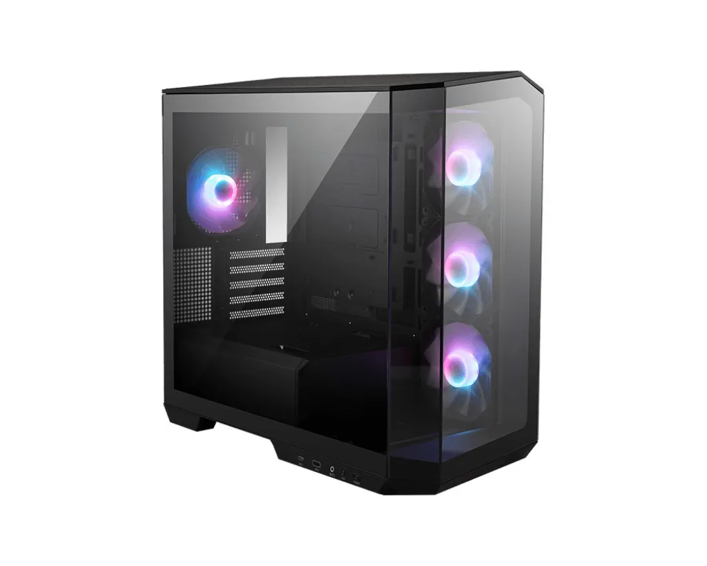 CASE MINI-TW MPG PANO M100R PZ BK BLACK NO PSU MATX/MINI-ITX - immagine prodotto