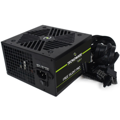 Tecnoware Free Silent Pro Power Supply PSU 650watt 12cm Fan 4xSata 2xMolex Together ON