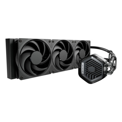 Cooler Master MasterLiquid ATMOS Stealth Series 12cm Liquid Processor Cooling Kit for LGA 1150-1851 AMD AM4-AM5 Processors