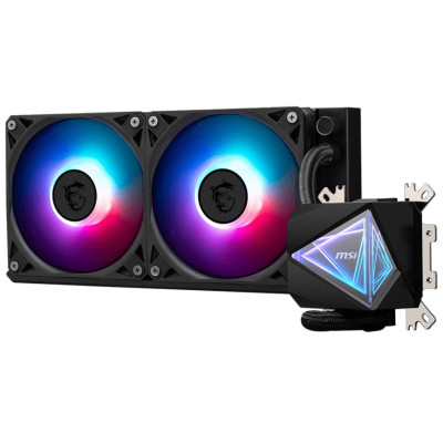 MSI MAG Coreliquid I240 Computer Liquid Cooler 12 cm SKT 11501851 AM4AM5 ARGB Black 1 pc