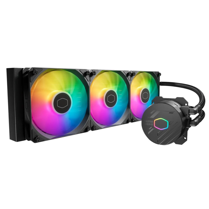 Cooler Master MasterLiquid 360L Core Heatsink ARGB New Gen S Dual Chamber Pump Expanded Radiator Surface 120mm ARGB Fans