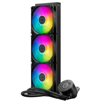 Cooler Master MasterLiquid 360L Core Heatsink ARGB New Gen S Dual Chamber Pump Expanded Radiator Surface 120mm ARGB Fans